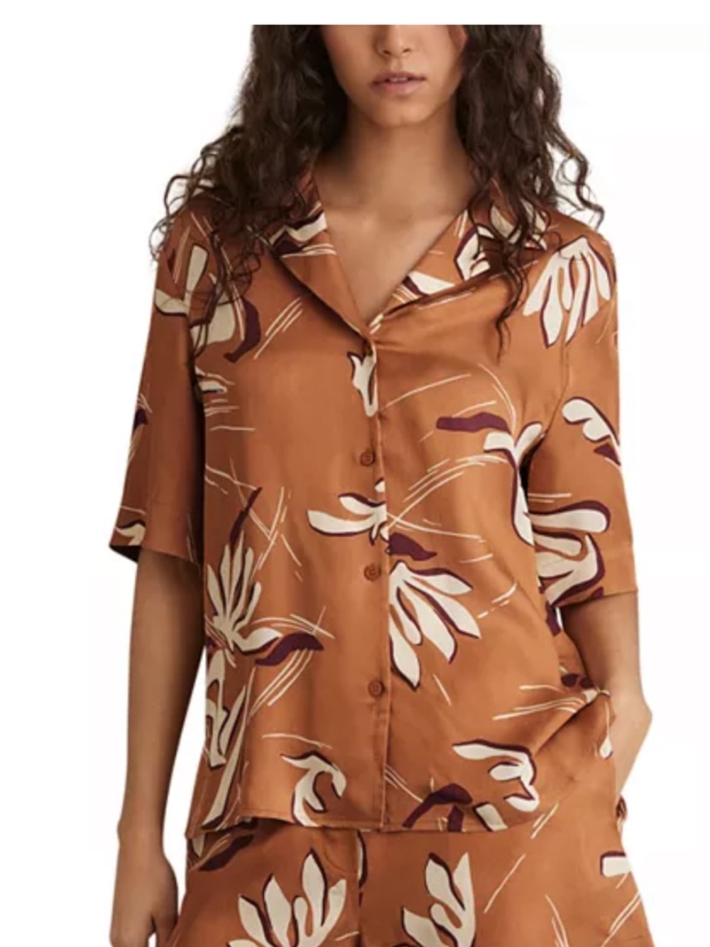 Reiss sandy floral top size 4